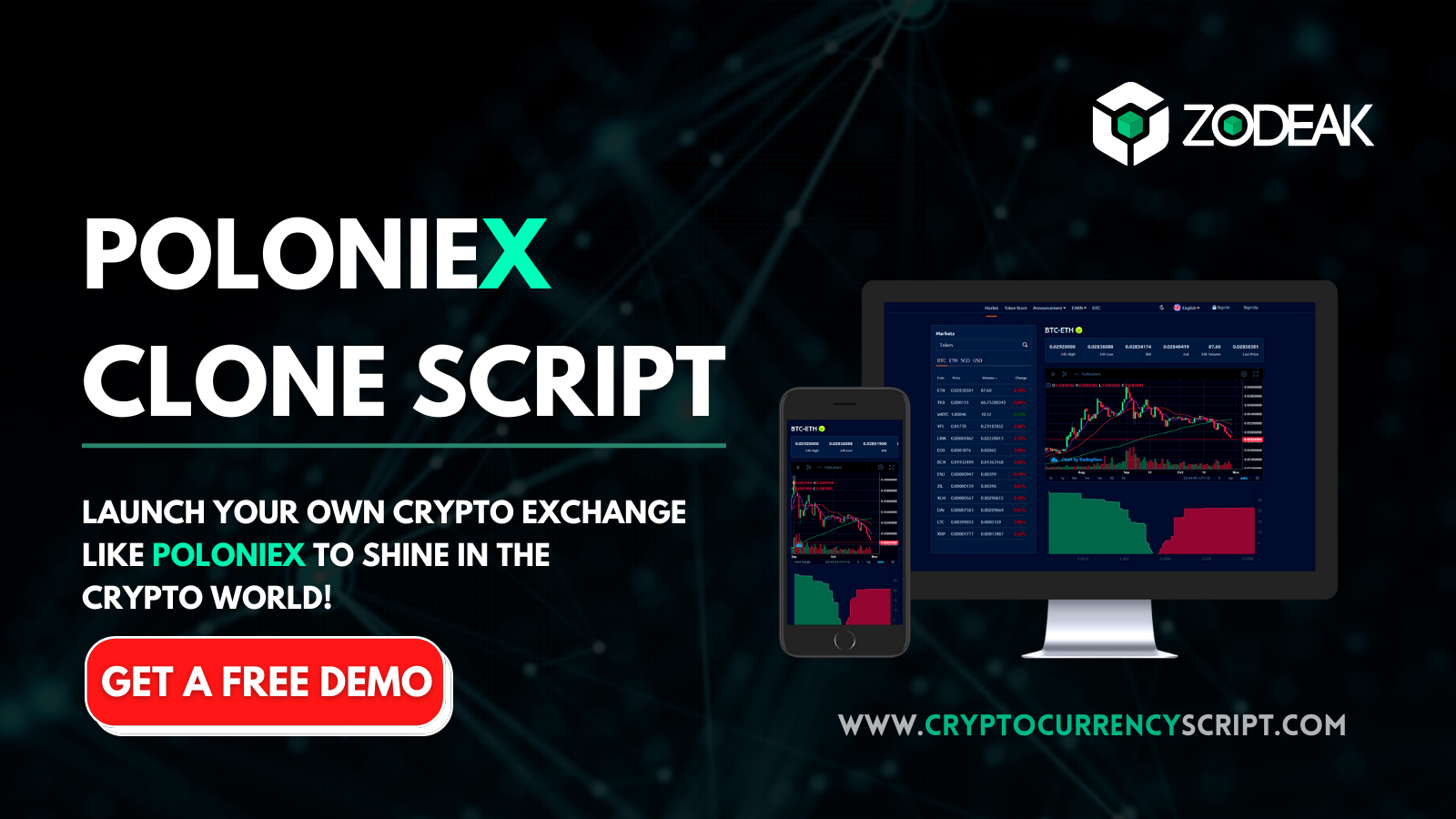 poloniex crypto currency exchange market