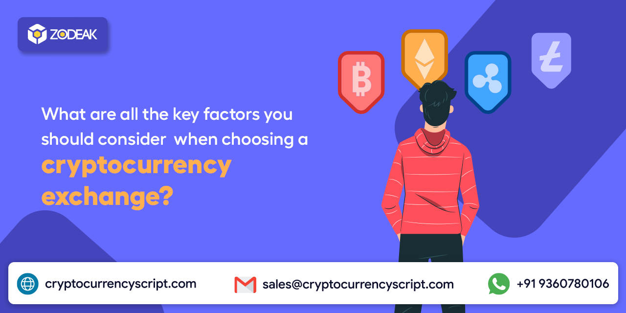 <strong>What are all the key factors you should consider when choosing a cryptocurrency exchange?</strong>